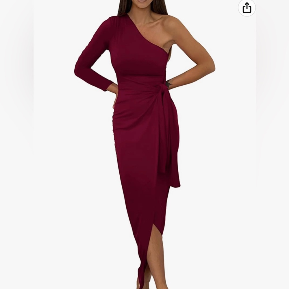 BTFBM midi dress (wine)